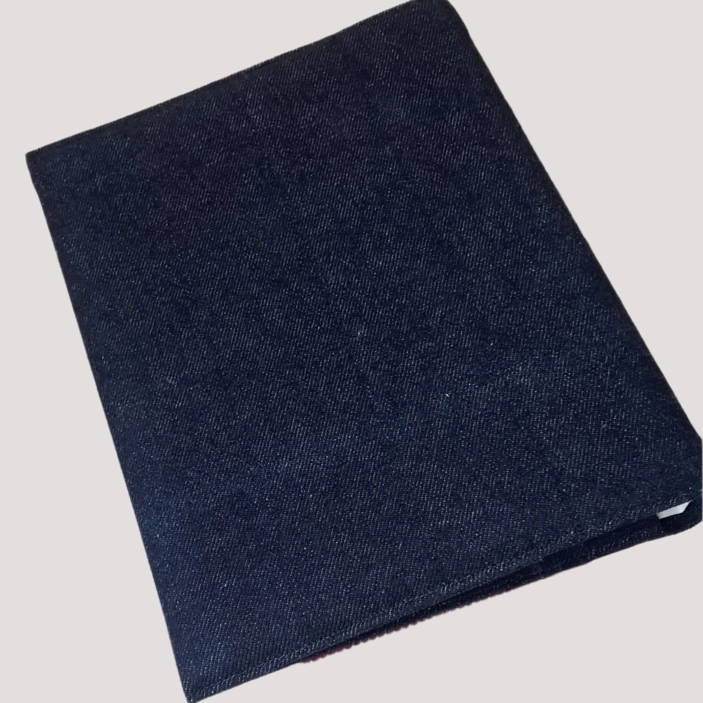 Denim patchwork A5 ring binder, think big
