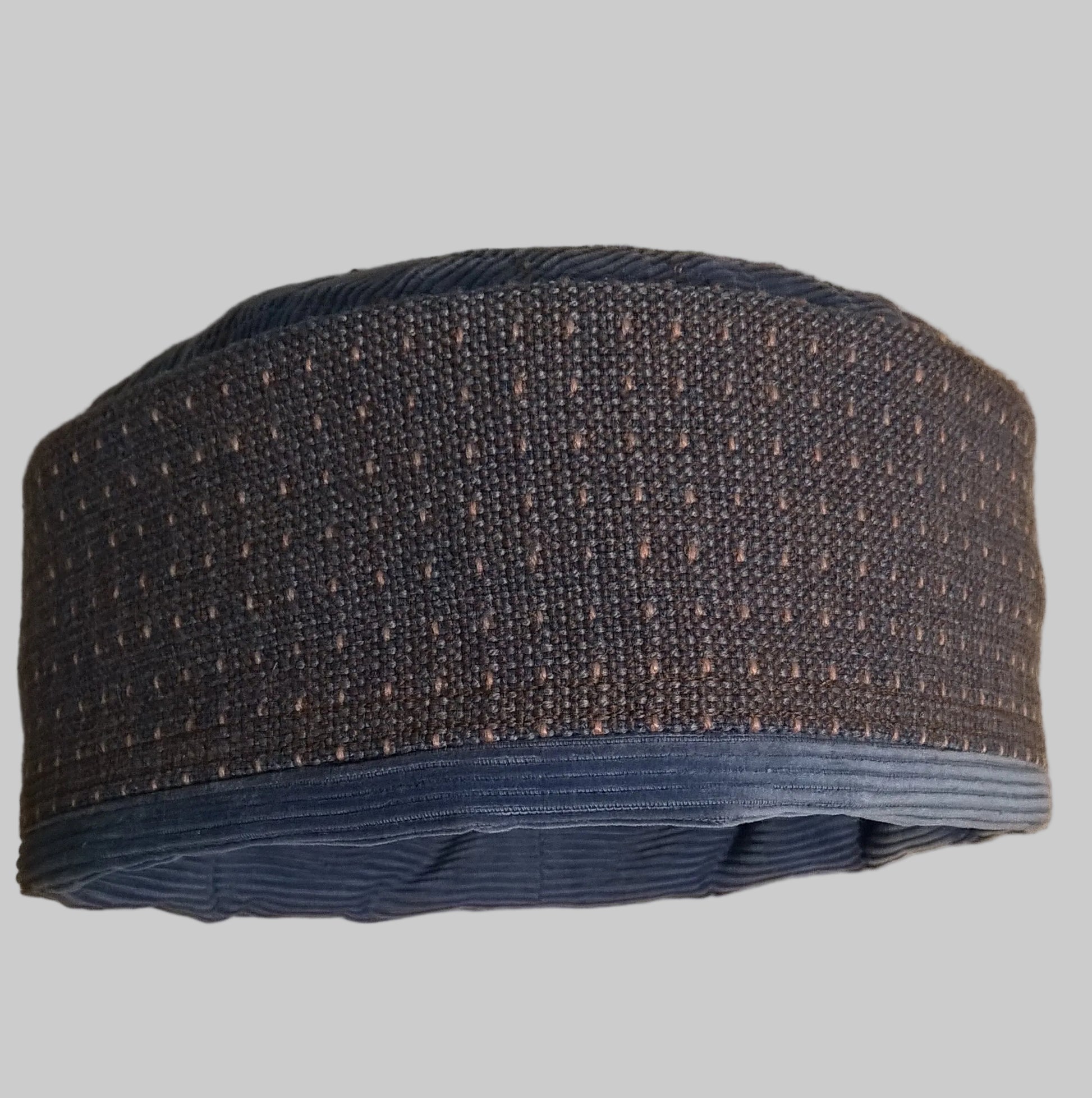 Front of smoking cap