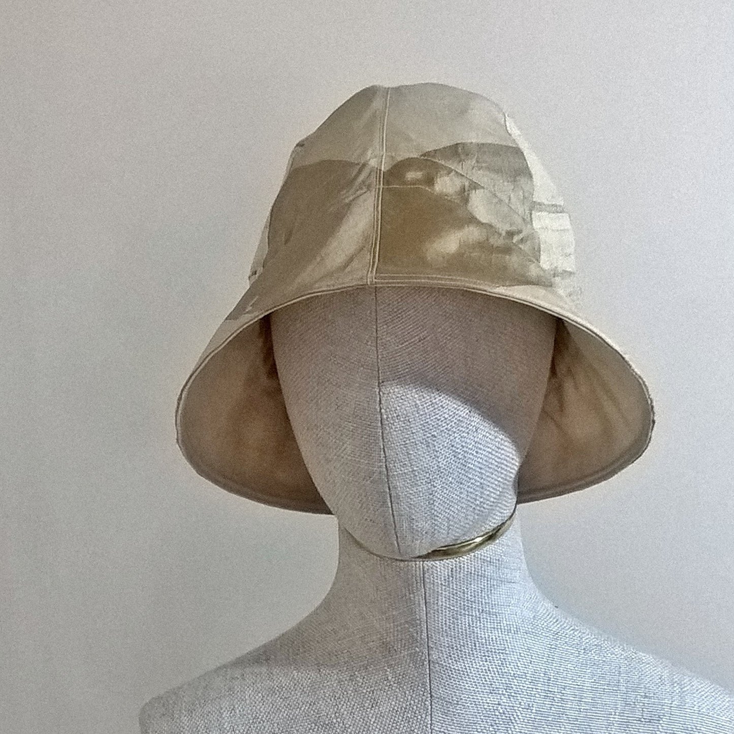 Silk Bucket Hat with adjustable tie