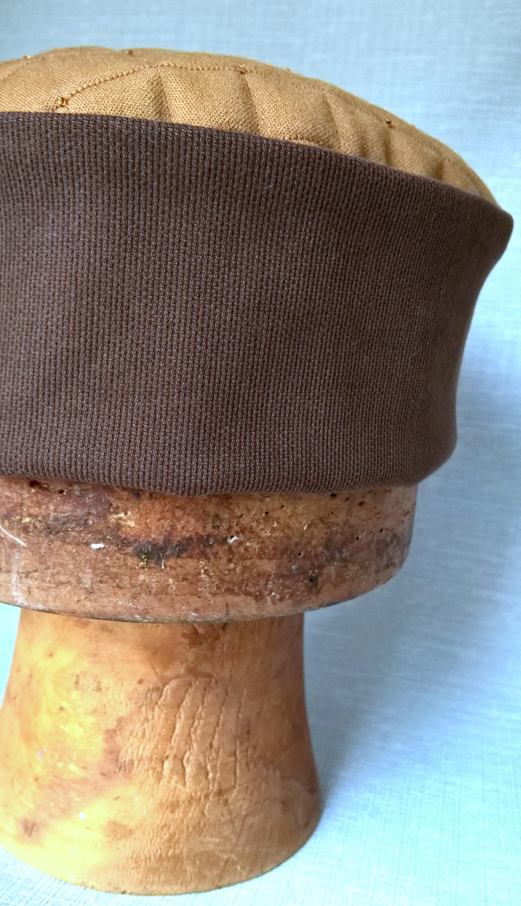 The handmade smoking cap is an easy wear mens hat